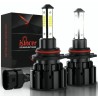 4 caras hiper led 9005 h10 hb5 hb3 baja