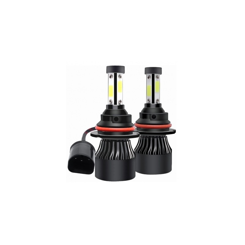 4 caras hiper led c6 9007 9004 hb5 alta y baja