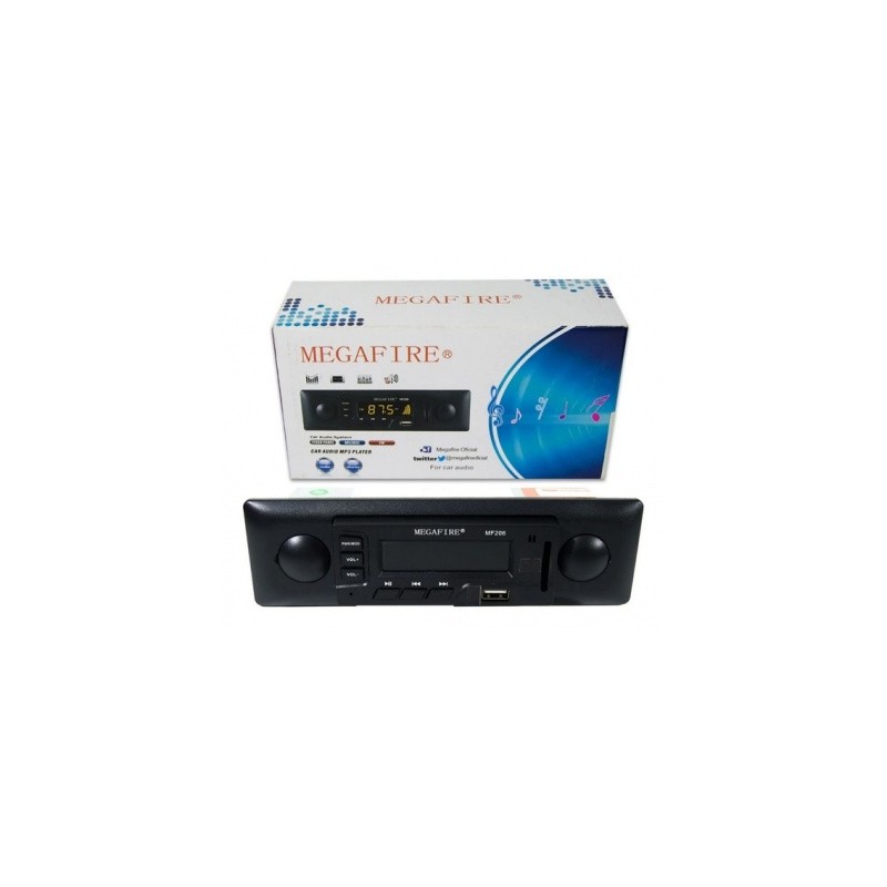 autoestereo usb mega 2 canales temporal mf-206