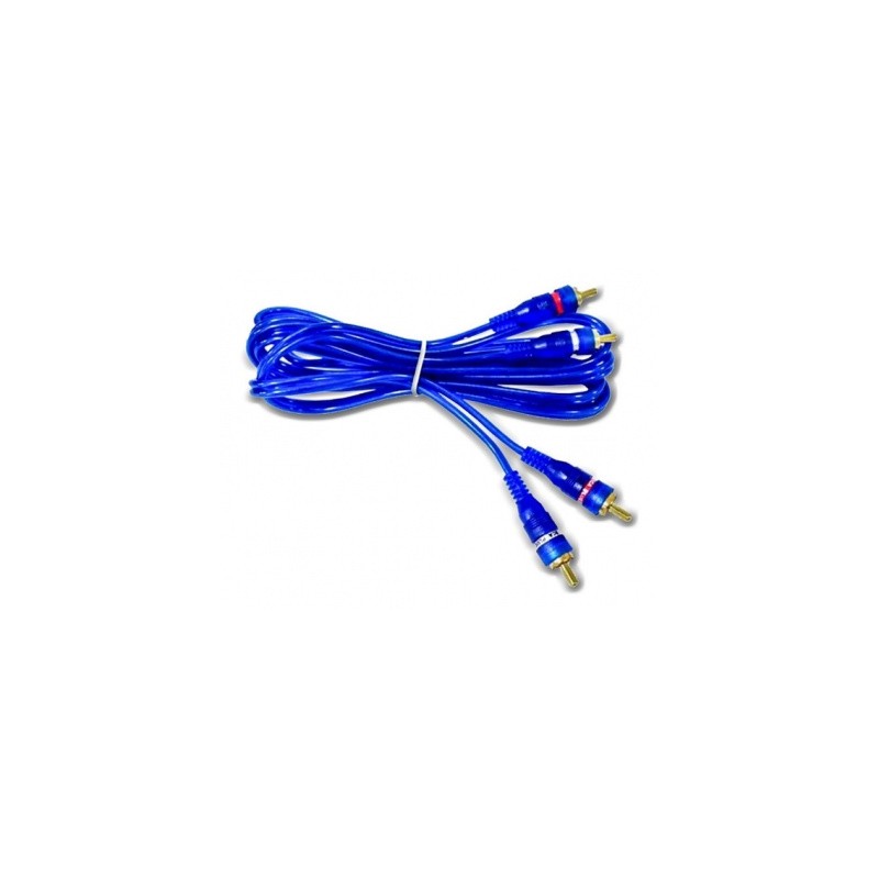 cable rca 3.6 metros azul