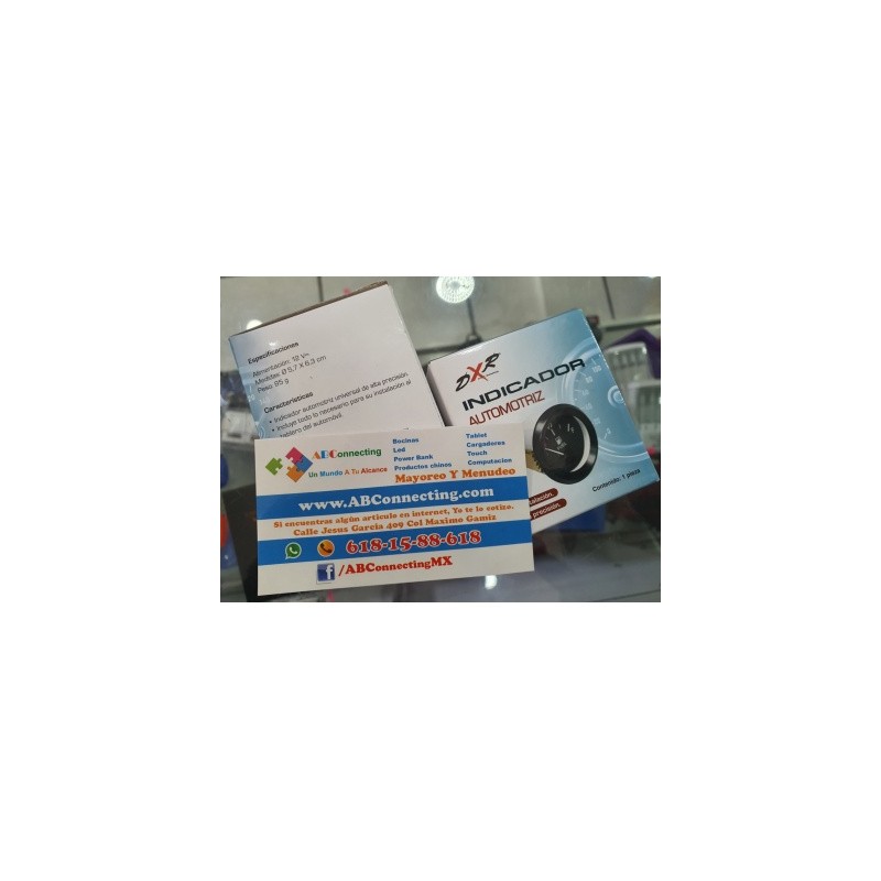 indicador automotriz voltaje