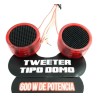 juego de tweeters domo 1  200w rojo