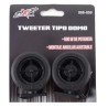 juego tweeters domo automotriz redondo 200w