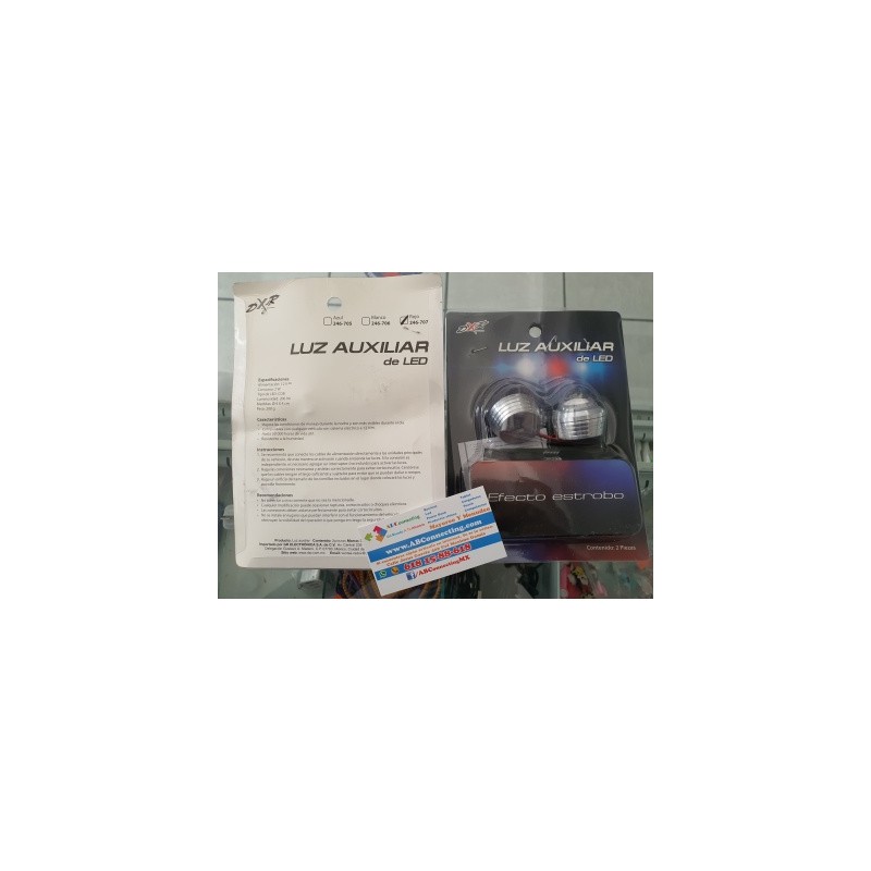 luces auxiliares de led rojo