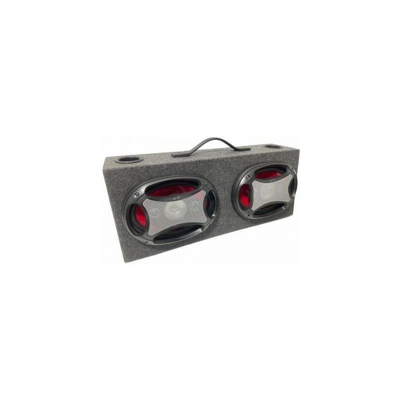 maleta doble 6x9 4 vias 750w