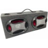 maleta doble 6x9 4 vias 750w