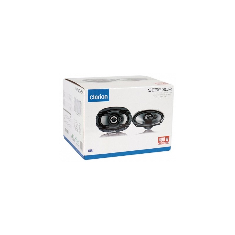 par bocina clarion coaxial 6x9  3 vias 400w