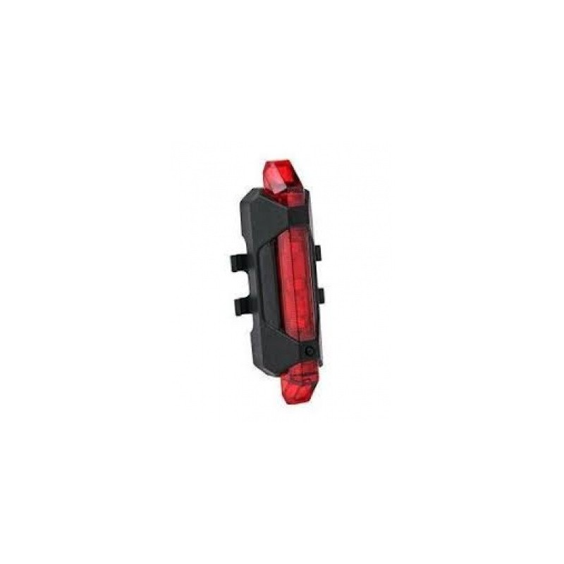 Luz trasera Recargable Rojo Para Bicicleta