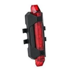 Luz trasera Recargable Rojo Para Bicicleta