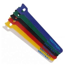 12 cinturones sujetacables de velcro