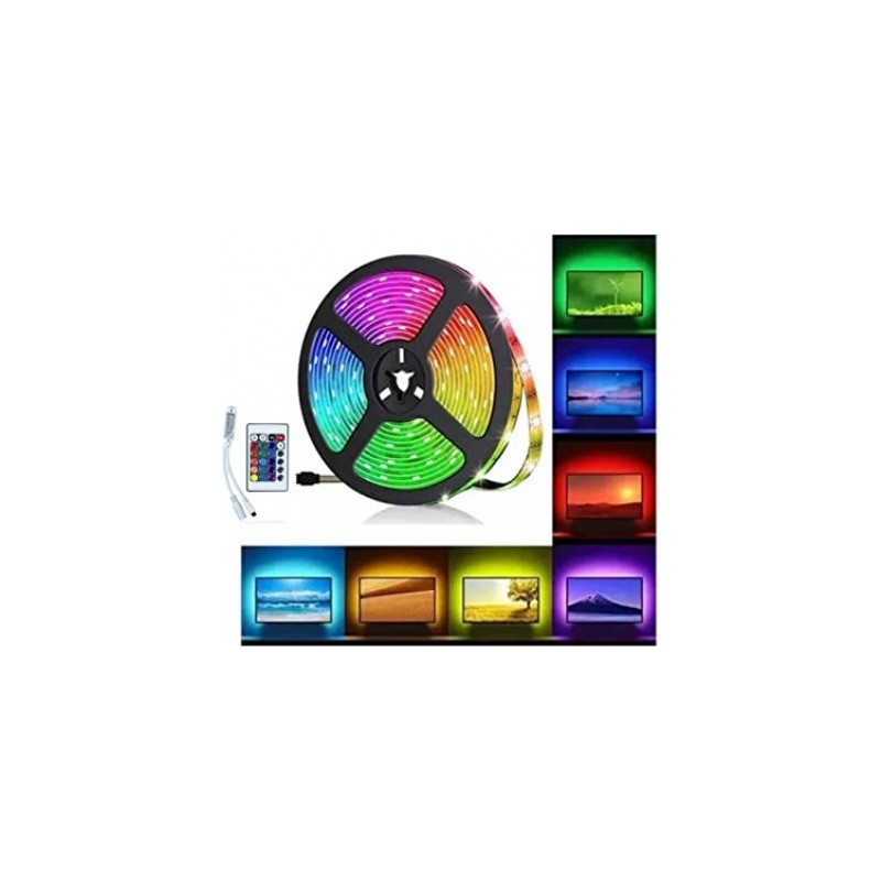 tira led 5 mts rgb 9w5m1
