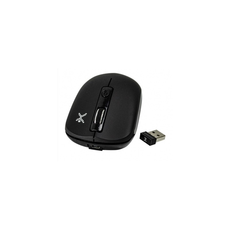mouse inalambrico recargable negro perfect choice
