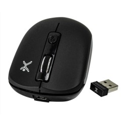 mouse inalambrico recargable negro perfect choice