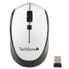 mouse inalambrico techzone tz19mou01 plata