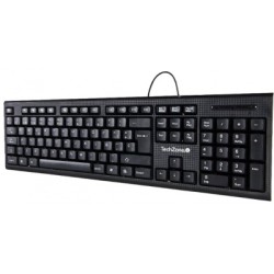 teclado alambrico techzone tz16tec01-ala