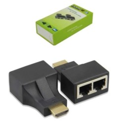 adaptador extension hdmi en rj45