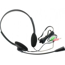 Audifono Diadema Con Micrófono 3.5mm Ajustable Para Pc dm.08 ele- gate