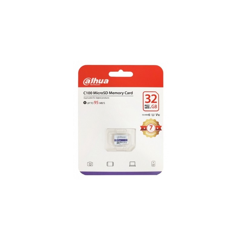 memoria micro sd 32gb dahua c100 class 10