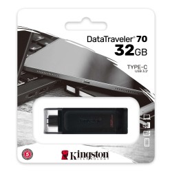memoria tipo c 32gb kingston 3.2 negro