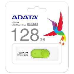 memoria usb 128gb adata uv320 blanca
