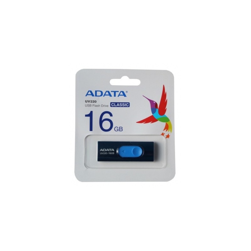 memoria usb 16gb adata uv220 negra