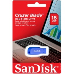 memoria usb 16gb sandisk azul
