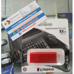 memoria usb 32gb kingston 3.2 rojo exodia