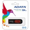 memoria usb 64gb adata c008 roja