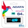 memoria usb 64gb adata uv220 negro azul