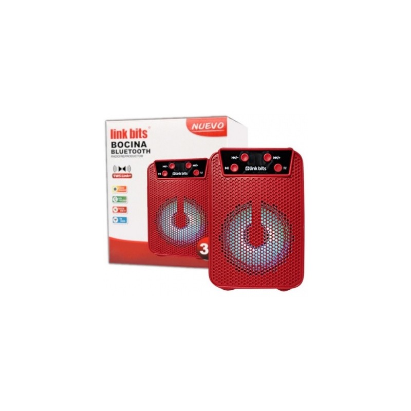 bocina bt 3  rfr228 roja
