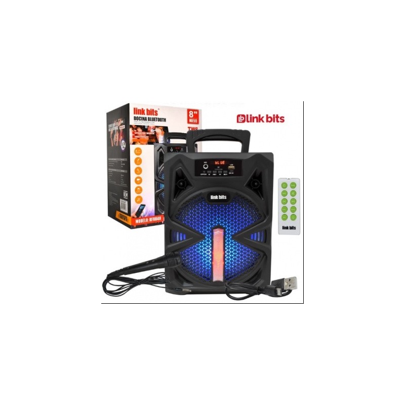 bocina bt usb fm con microfono 8  rfr046