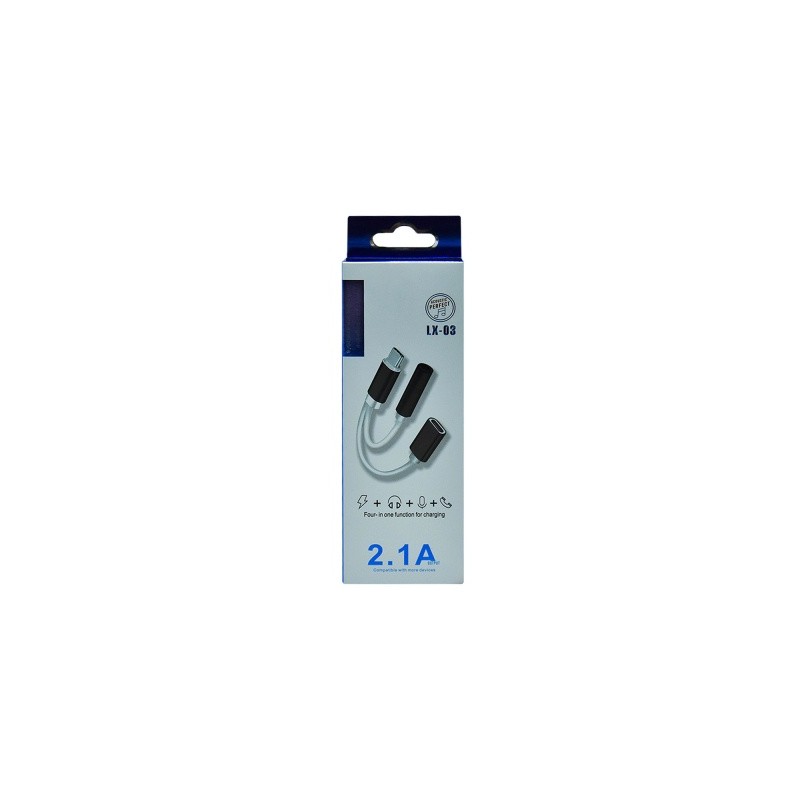 adaptador aux a tipo c