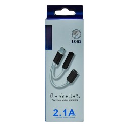 adaptador aux a tipo c