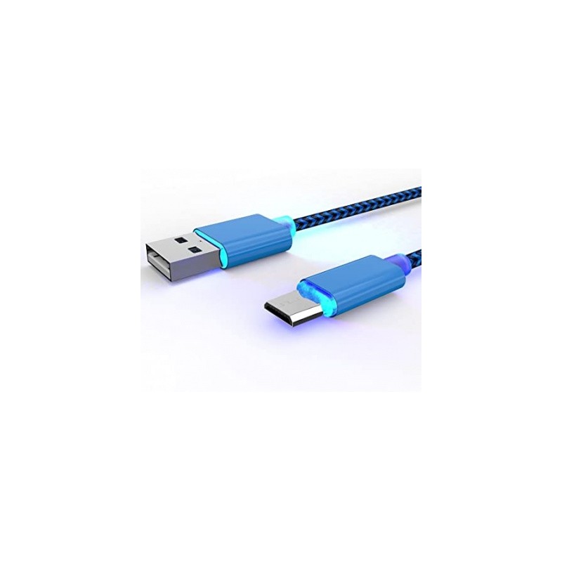 cable usb v8 luz led