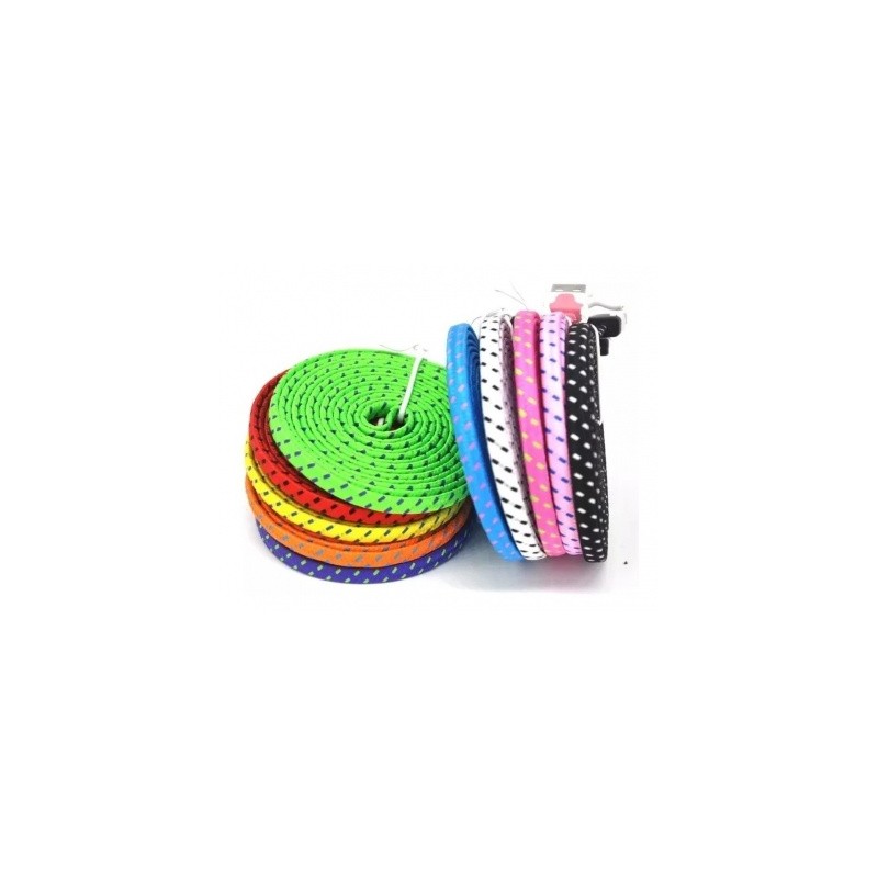 Cable V8 Celular Micro Usb Android Tela 3 Metros Uso Rudo
