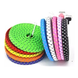 Cable V8 Celular Micro Usb Android Tela 3 Metros Uso Rudo