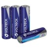 paquete 4 baterias aa alcalina volteck
