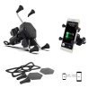 soporte para celular en moto con cargador usb