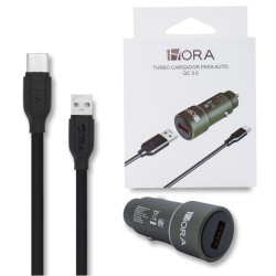 cargador cenicero 3a   cable usb C