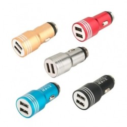 cargador cenicero doble metalico 1a