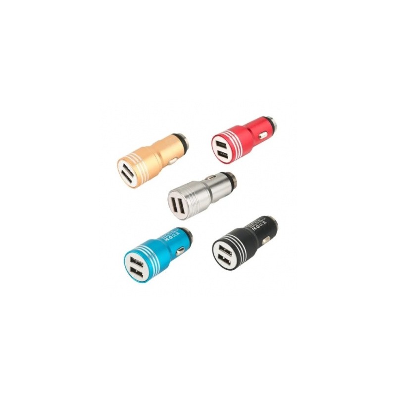 cargador cenicero doble metalico 1a