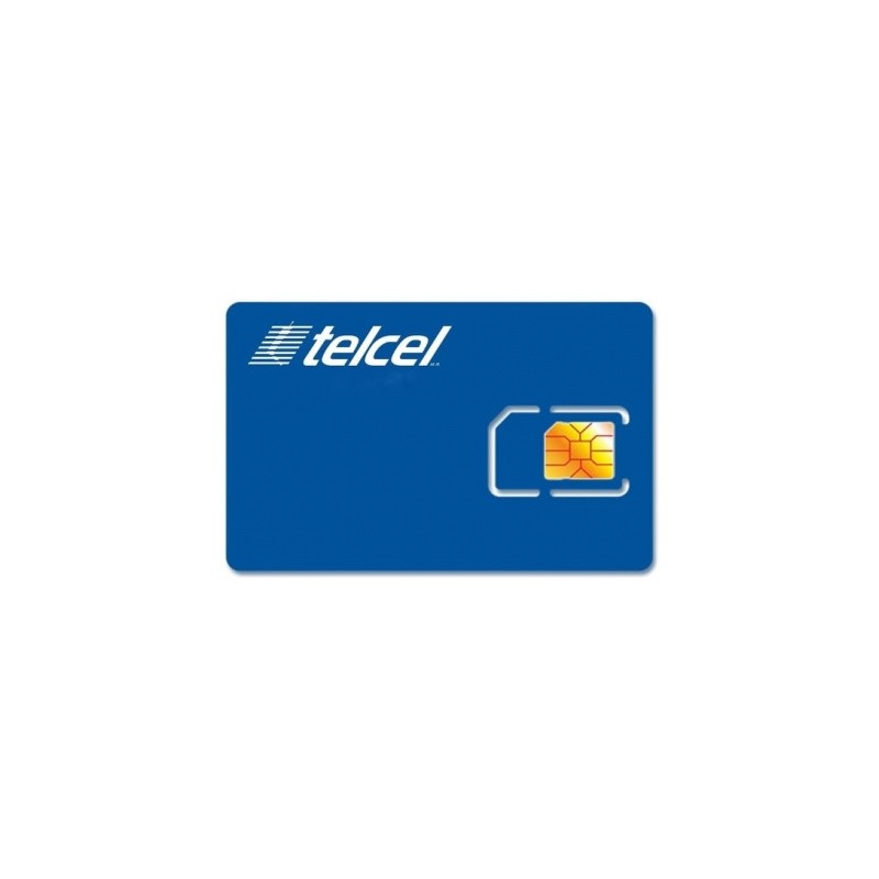 chip telcel express activa con  50 recarga normal